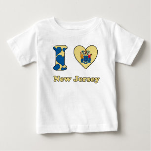 I love New Jersey Baby T-Shirt