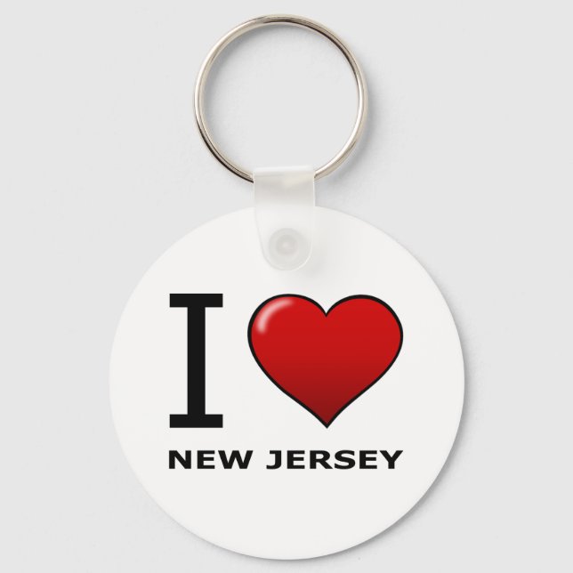 I LOVE NEW JERSEY KEYCHAIN (Front)