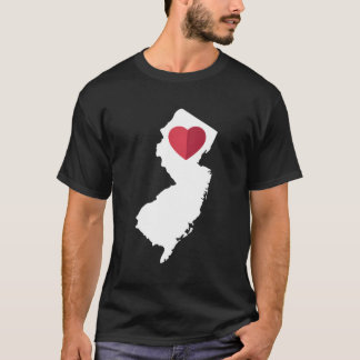 I Love New Jersey Nj Cute State Pride Heart Gift S T-Shirt