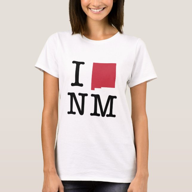 I Love new Mexico T-Shirt (Front)