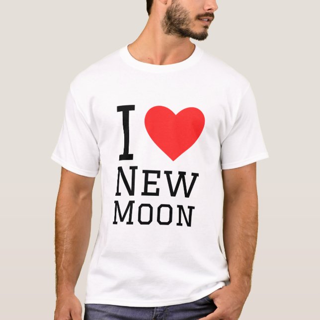 I love new moon T-Shirt (Front)