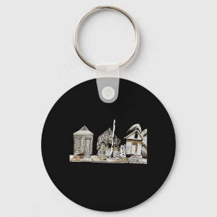 I Love New Orleans Louisiana NOLA Gift Keychain