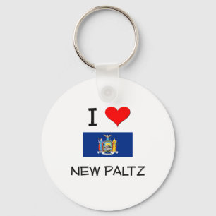 I Love New Paltz New York Keychain