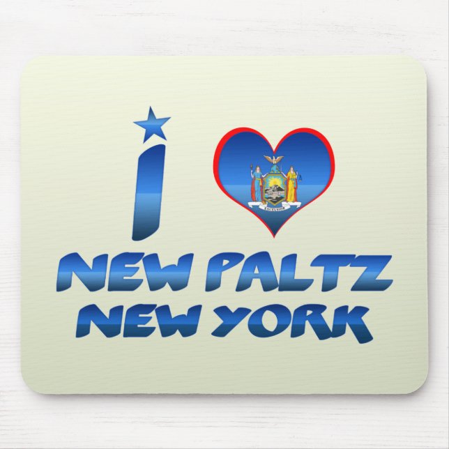 I love New Paltz, New York Mouse Pad (Front)
