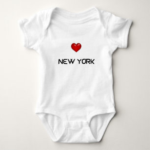 I love new York Baby Bodysuit