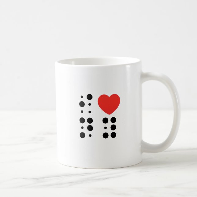 I Love New York - Braille Version Coffee Mug (Right)