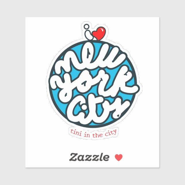 i love new york city sticker (Sheet)