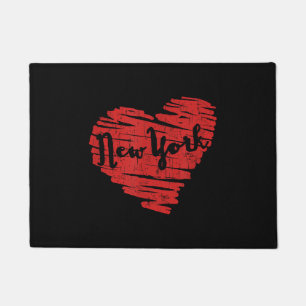 I Love New York Heart NY Doormat