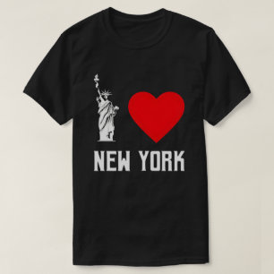 I Love New York Heart T‑Shirt Design T-Shirt