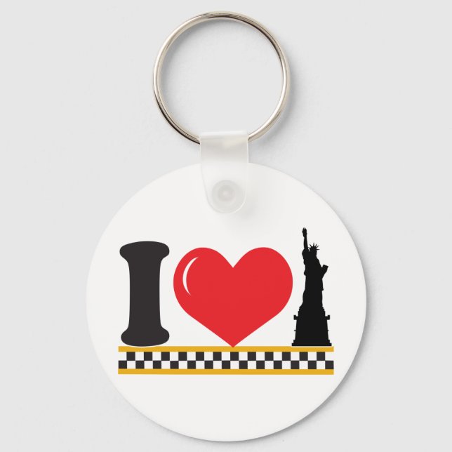 I Love New York Keychain (Front)