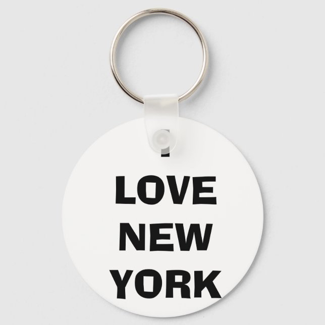I LOVE NEW YORK KEYCHAIN (Front)