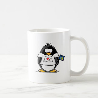 I Love New York Penguin Coffee Mug
