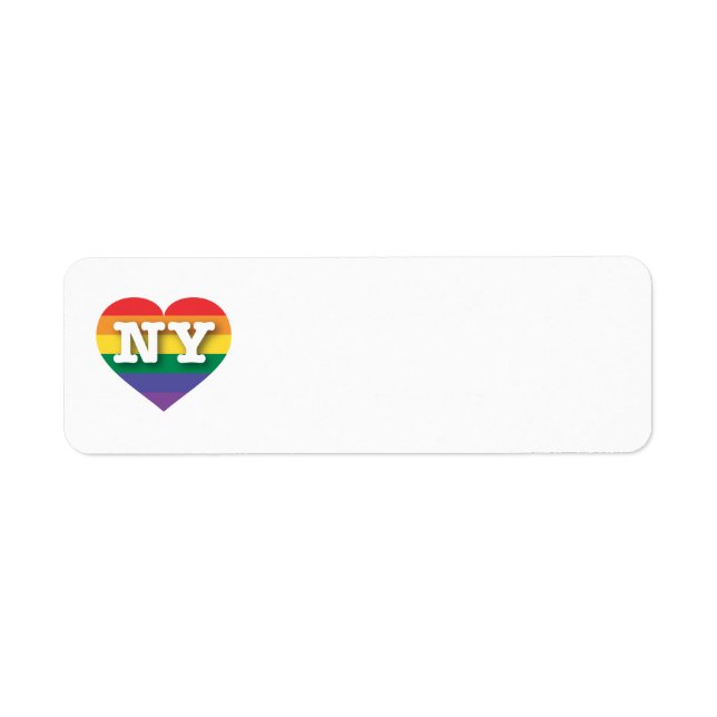 I Love New York Rainbow Heart (Front)
