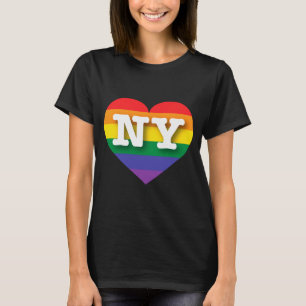 I Love New York Rainbow Heart _1  T-Shirt