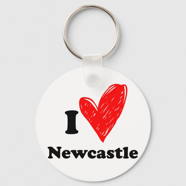I Love Newcastle Keychain (Front)