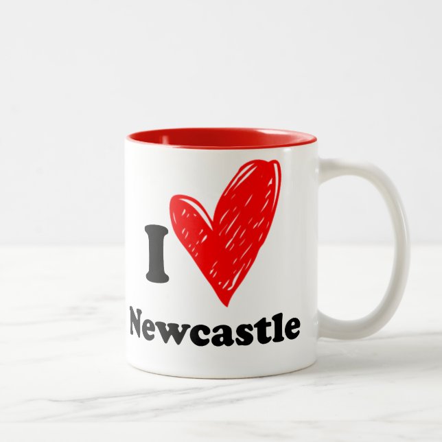 I love Newcastle Two-Tone Coffee Mug (Right)
