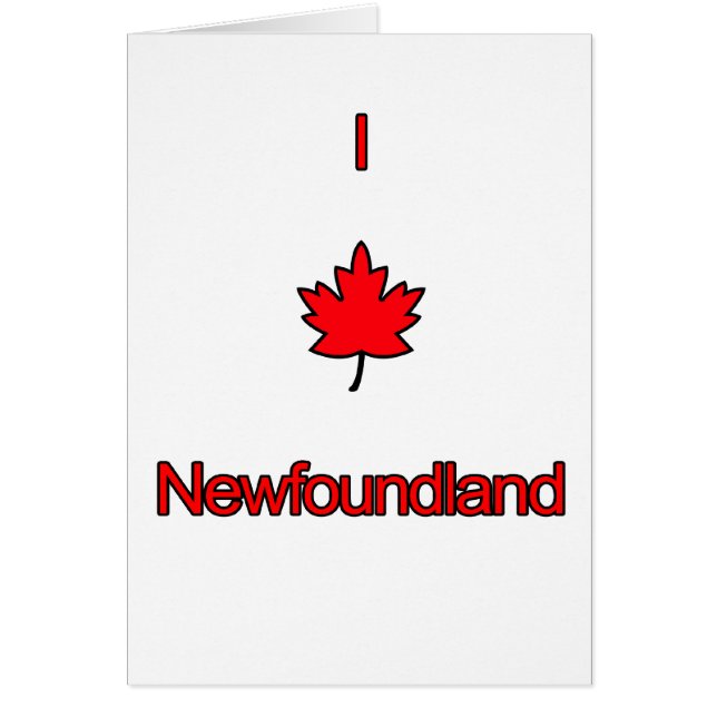 I Love Newfoundland (Front)