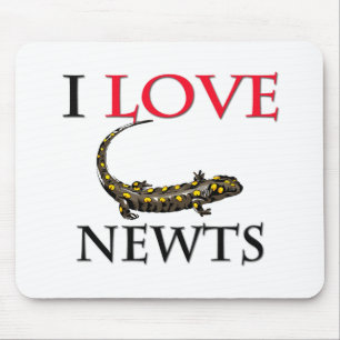 I Love Newts Mouse Pad