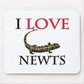 I Love Newts Mouse Pad