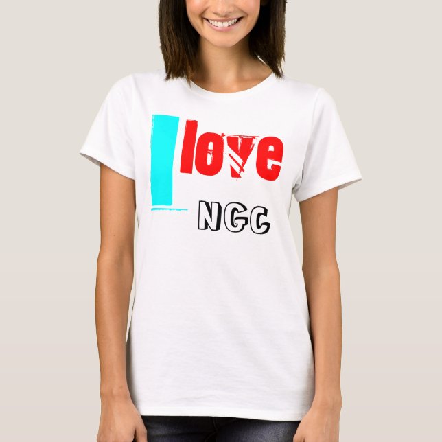 i, love, NGC T-Shirt (Front)