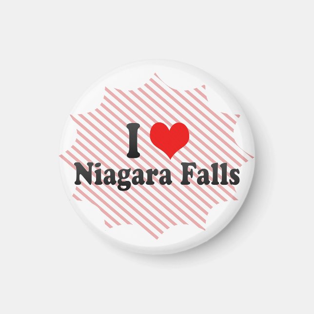 I Love Niagara Falls, Canada Magnet (Front)