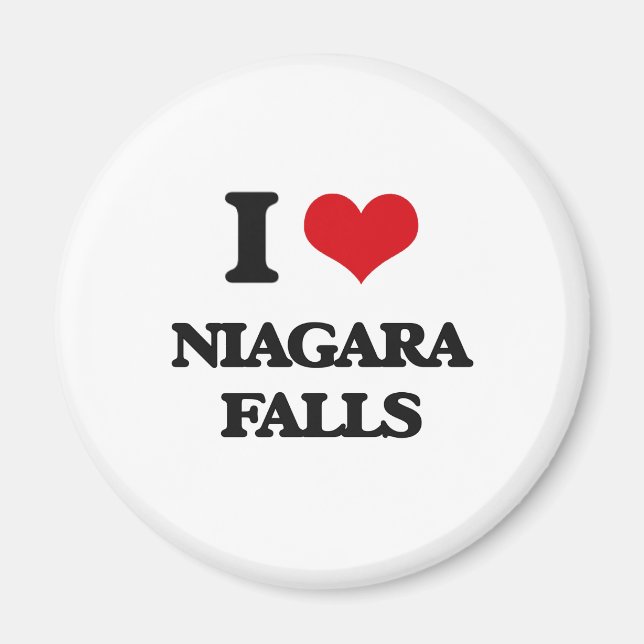 I love Niagara Falls Magnet (Front)