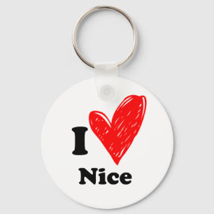 I love Nice Keychain