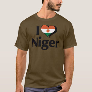 I Love Niger Flag Shirt