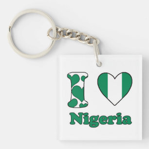 I love Nigeria Keychain