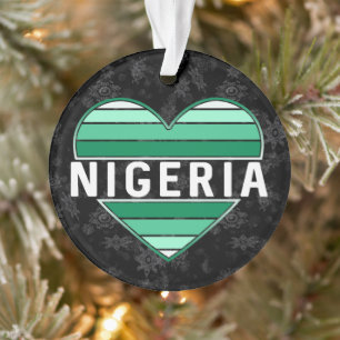 I Love Nigeria, Nigerian Heart Ornament