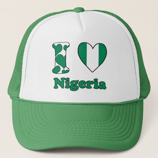 I love Nigeria Trucker Hat (Front)
