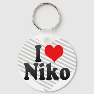 I love Niko Keychain