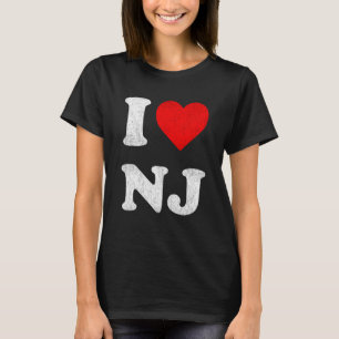 I Love NJ Souvenir I Heart New Jersey T-Shirt