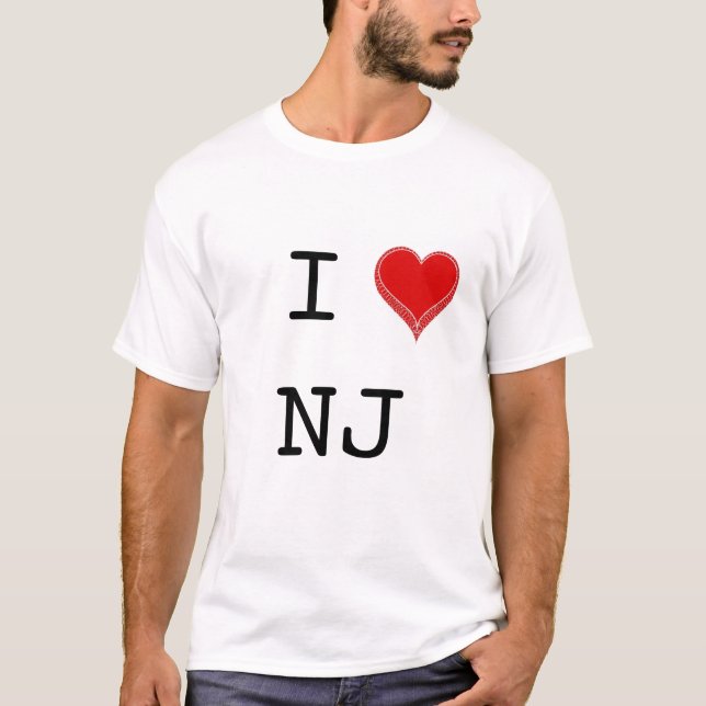 I love NJ T-Shirt (Front)