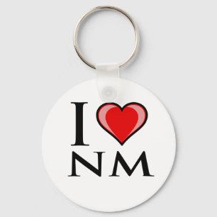I Love NM - New Mexico Keychain