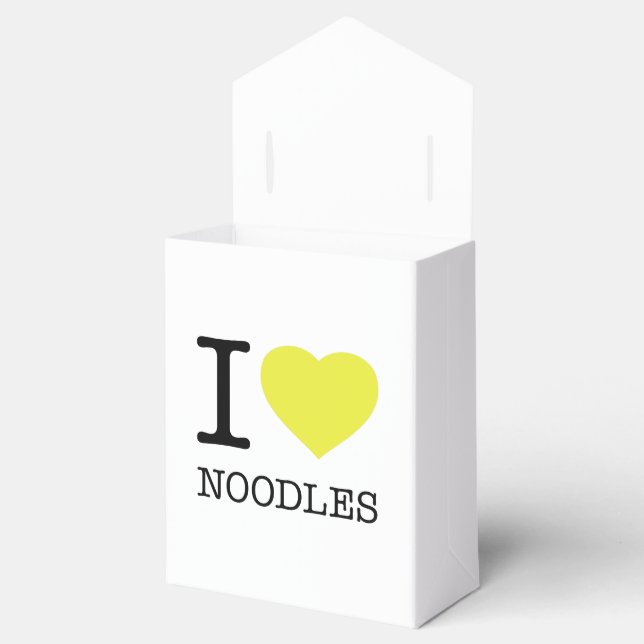 I LOVE NOODLES FAVOR BOX (Opened)
