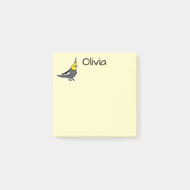 I Love Normal Grey Cockatiels Post-it Notes (Front)