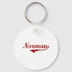 I Love Norman Oklahoma Keychain