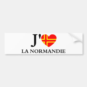 I love Normandy Bumper Sticker