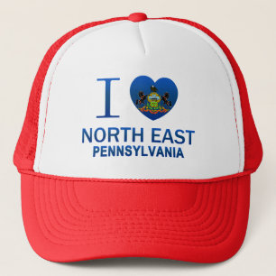 I Love North East, PA Trucker Hat