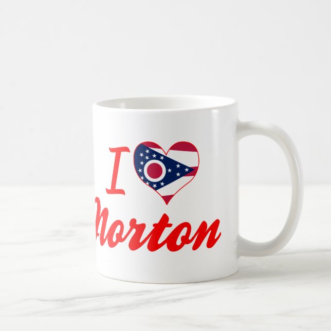 I Love Norton, Ohio Coffee Mug (Right)