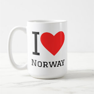 I love norway square sticker coffee mug
