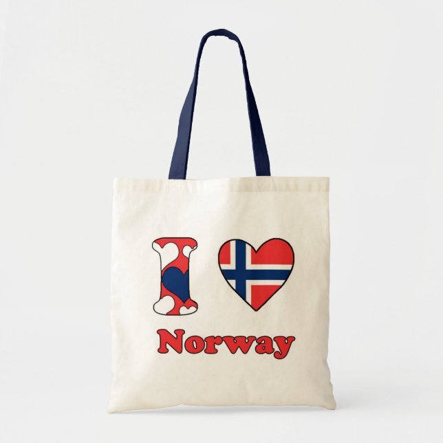 I love Norway Tote Bag (Front)