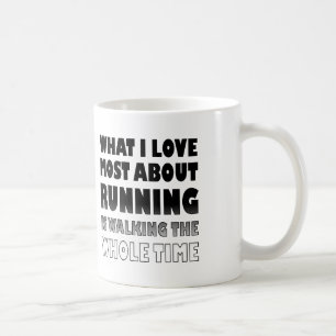 I Love Not Running Funny Mug or Travel Mug