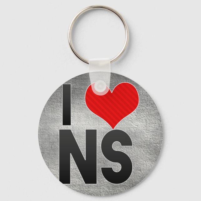 I Love NS Keychain (Front)