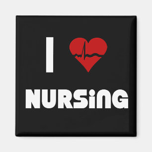 I Love Nursing Magnet