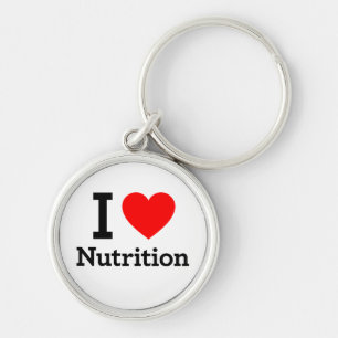 I Love Nutrition Keychain