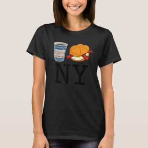 I Love Ny New York Bacon Egg And Cheese And Coffee T-Shirt