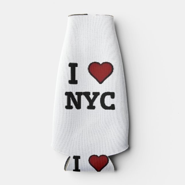 I Love NYC heart Bottle Cooler (Front)