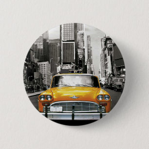 I Love NYC - New York Taxi 2 Inch Round Button